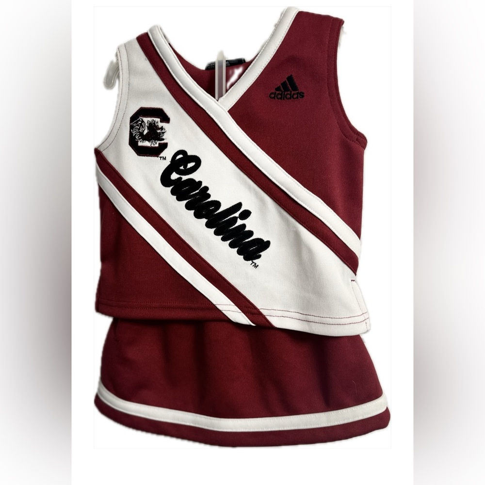 NWT ADIDAS Carolina Gamecocks cheerleader outfit size 2T